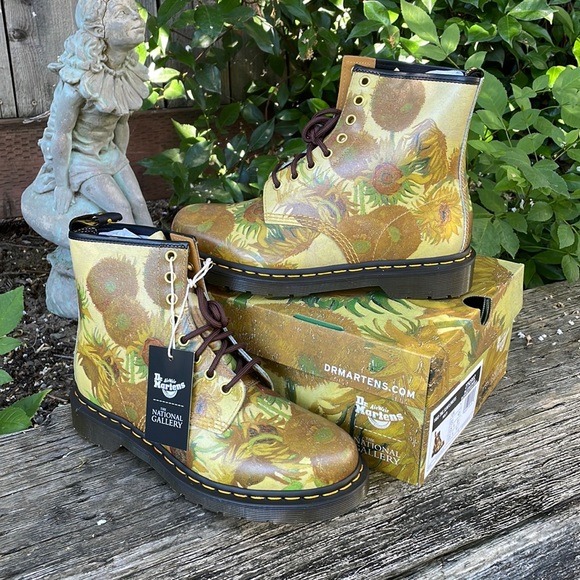 Dr. Martens Shoes - New Dr. Martens x Van Gogh National Gallery 1460 Boots Limited Edition